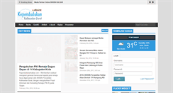 Desktop Screenshot of kependudukankalbar.com