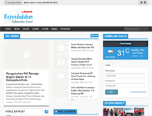 Tablet Screenshot of kependudukankalbar.com